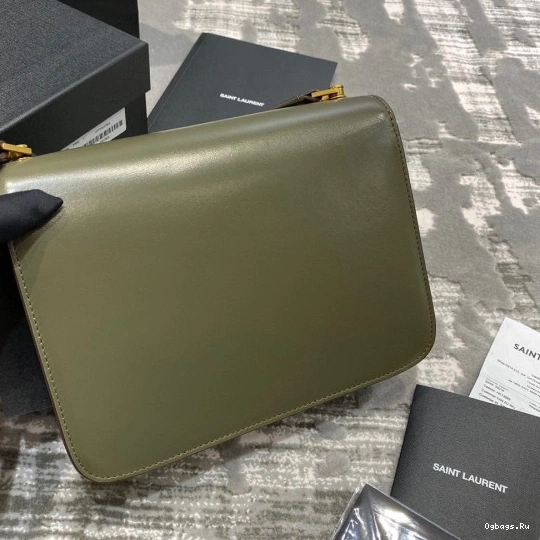 LOULOU LEATHER SMOOTH IN SATCHEL YSL CARRE 0801